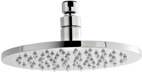 Additional image for LED Round Shower Head (200mm, Chrome).