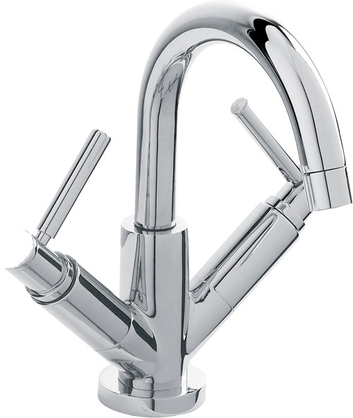 Additional image for Basin Tap With Small Spout, Waste & Lever Handles.