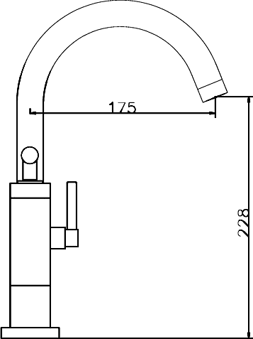 Additional image for Bath Shower Mixer Tap, Small Spout & Lever Handles.