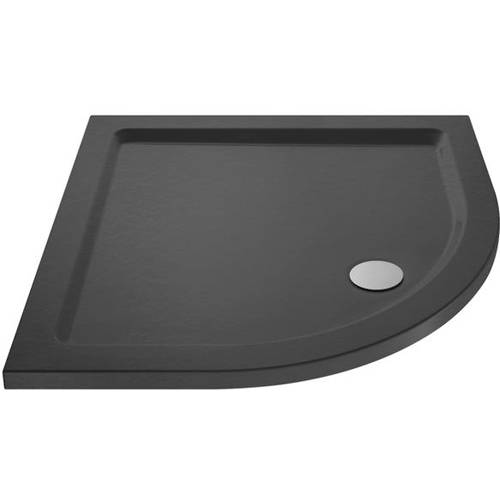 Additional image for Quadrant Shower Tray 800x800mm (Slate Grey).