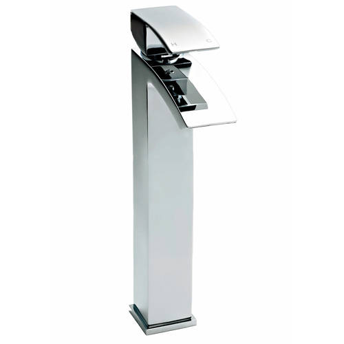 Additional image for High Rise Basin Mixer Tap (Chrome).