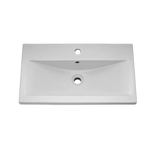 Additional image for 800mm Vanity Unit Suite With BTW Unit, Pan & Seat (White).