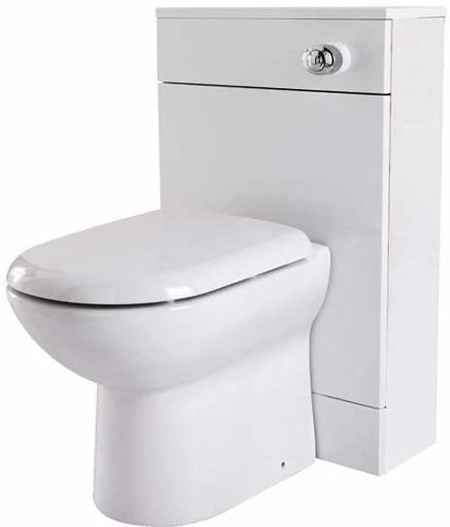 Additional image for 800mm Vanity Unit Suite With BTW Unit, Pan & Seat (White).