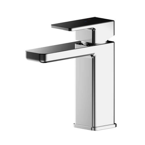 Additional image for Eco Basin Mixer Tap With Push Button Waste (Chrome).