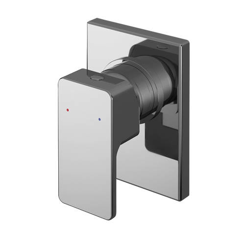 Additional image for Concealed Manual Shower Valve With Slide Rail Kit (Chrome).