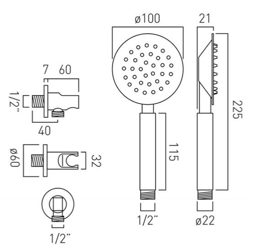 Additional image for Aquablade Single Function Kit With Integrated Outlet.