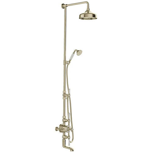 Additional image for Thermostatic Shower Column With 3 Outlets (Bright Nickel).