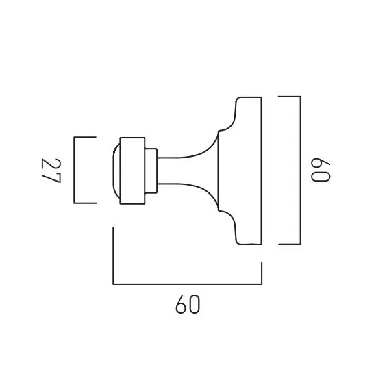 Additional image for Robe Hook (Bright Nickel).