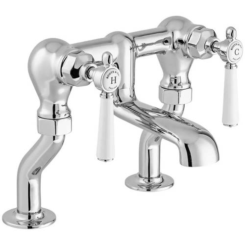 Additional image for Bath Filler Tap With Lever Handles (Chrome).