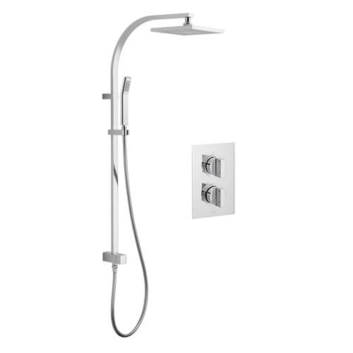 Additional image for Thermostatic Shower Set With Rigid Riser Kit.