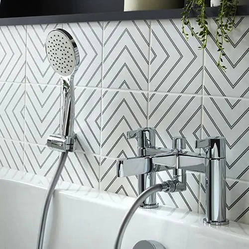 Additional image for Bath Shower Mixer Tap (Chrome).
