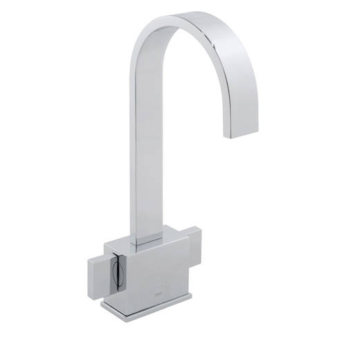Additional image for 2 Handle Basin Mixer Tap (Chrome).