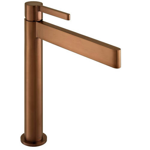 Additional image for Tall Basin Mixer Tap (Brushed Bronze).