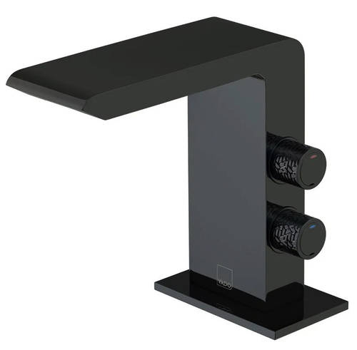 Additional image for Mono Basin Mixer Tap (Polished Black).