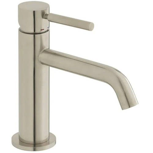Additional image for Slimline Mono Basin Mixer Tap (Brushed Nickel).