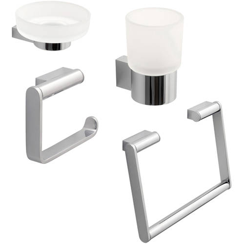 Additional image for Bathroom Accessories Pack A10 (Chrome).