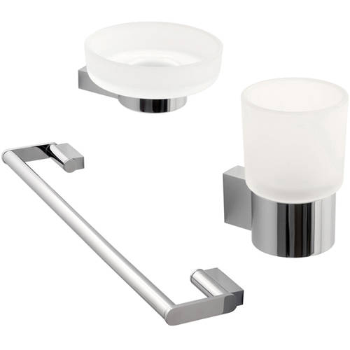Additional image for Bathroom Accessories Pack A12 (Chrome).