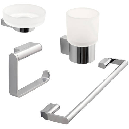 Additional image for Bathroom Accessories Pack A15 (Chrome).