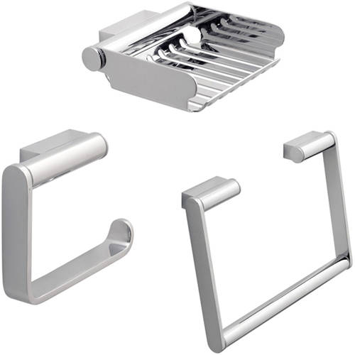 Additional image for Bathroom Accessories Pack A6 (Chrome).