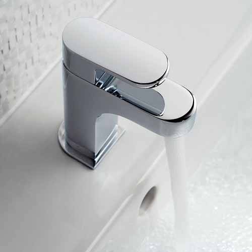Additional image for Mini Basin Mixer Tap With Universal Waste (Chrome).