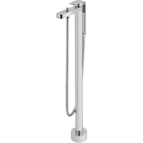 Additional image for Floor Standing Bath Shower Mixer Tap With Kit (Chrome).