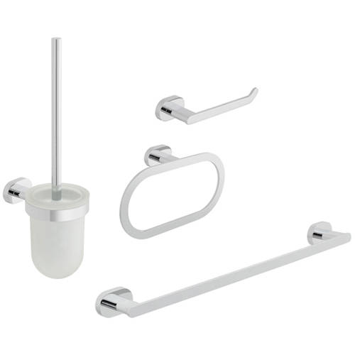 Additional image for Bathroom Accessories Pack 4 (Chrome).