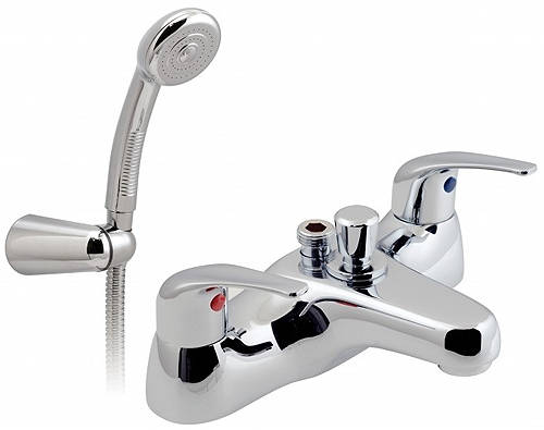 Additional image for Bath Shower Mixer Tap With Kit (Chrome).