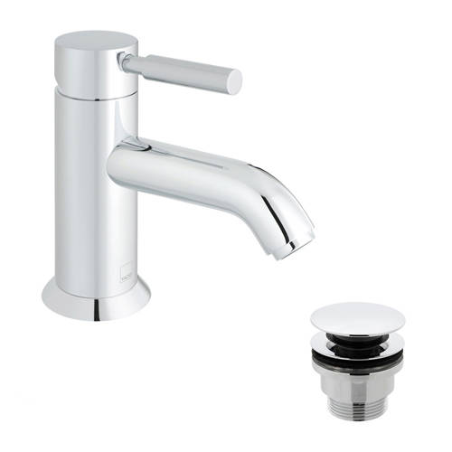 Additional image for Mono Basin Mixer Tap With Universal Waste (Chrome Handle).