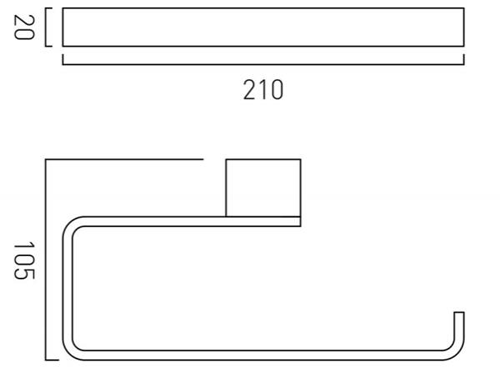 Additional image for Towel Ring (Chrome).