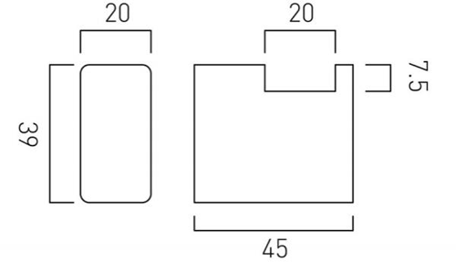 Additional image for Robe Hook (Chrome).