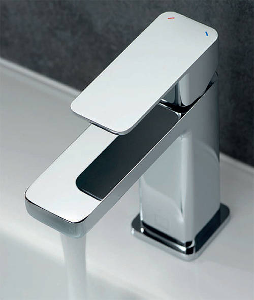 Additional image for Mini Mono Basin Mixer Tap With Clic-Clac Waste (Chrome).