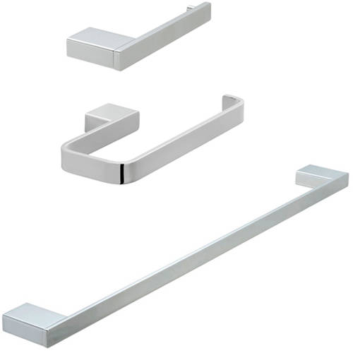 Additional image for Bathroom Accessories Pack A02 (Chrome).
