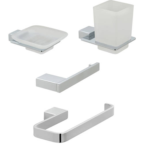Additional image for Bathroom Accessories Pack A05 (Chrome).