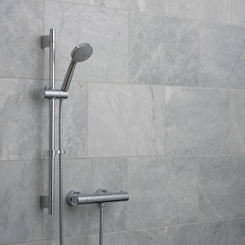 Additional image for Prima Thermostatic Shower Pack & Brackets (Chrome).