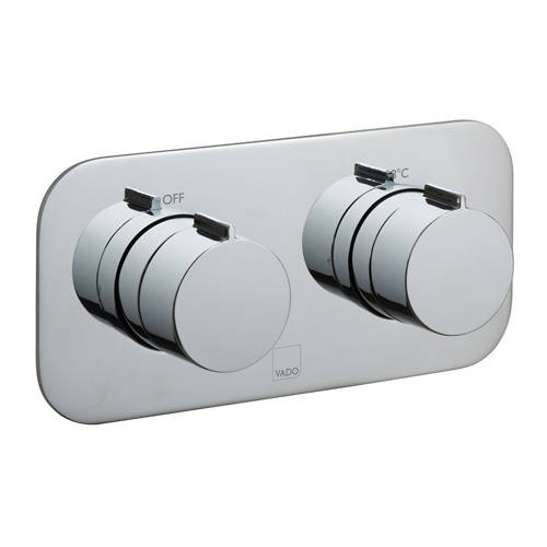 Additional image for Thermostatic Shower Valve With 2 Outlets & All Flow.