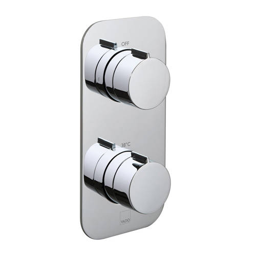 Additional image for Thermostatic Shower Valve With 1 Outlet (Chrome).