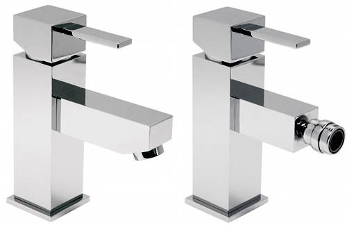 Additional image for Mono Basin & Bidet Mixer Taps Pack (Chrome).