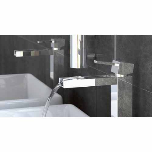 Additional image for Waterfall Mono Basin Mixer Tap With Universal Waste (Chrome).