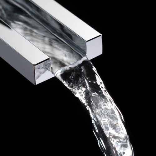 Additional image for Wall Mounted Waterfall Basin Mixer Tap (Chrome).
