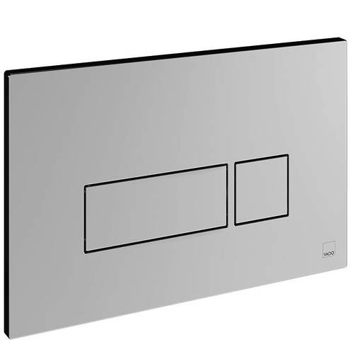 Additional image for Flush Plate With Square Buttons (Chrome).