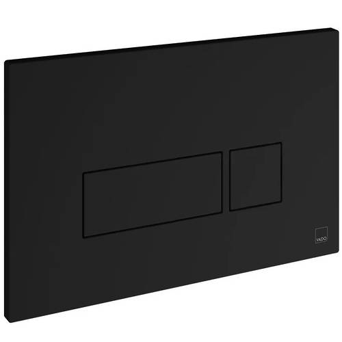 Additional image for Flush Plate With Square Buttons (Matt Black).
