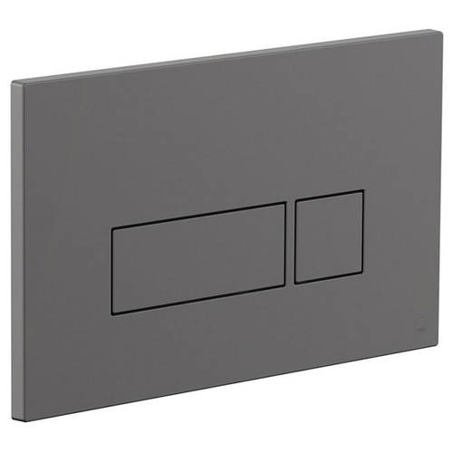 Additional image for Flush Plate With Square Buttons (Pewter).