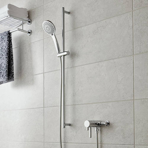 Additional image for Exposed Thermostatic Shower Valve & Rail Kit.