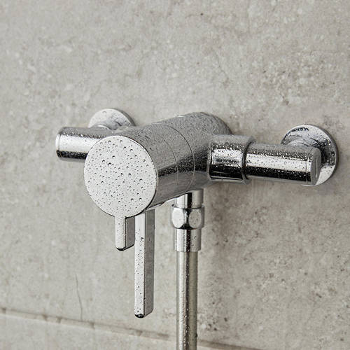 Additional image for Exposed Thermostatic Shower Valve & Rail Kit.