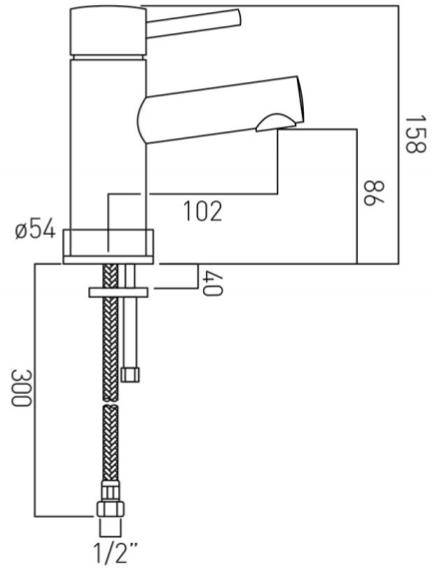 Additional image for Basin & Bath Shower Mixer Tap Pack (Chrome).