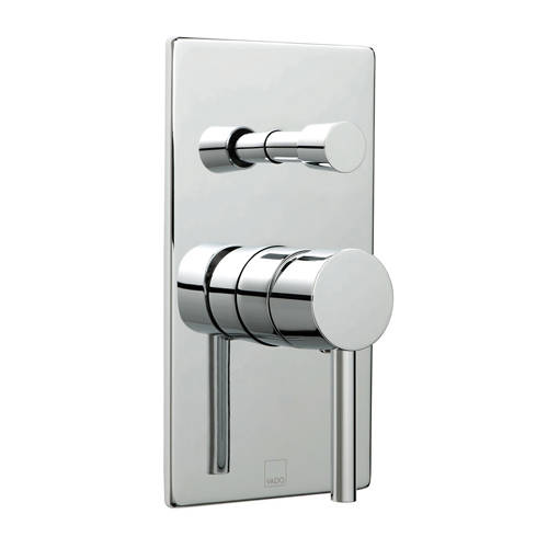 Additional image for Manual Shower Valve With Diverter & 2 Outlets (Chrome).