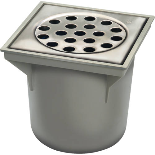 Additional image for ABS Drain 200x200mm (Stainless Steel Grate).