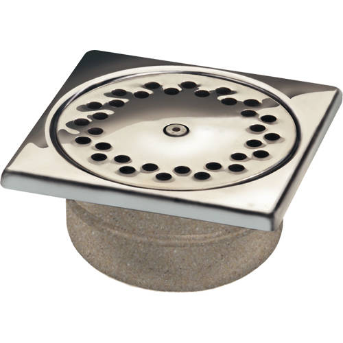Additional image for Anti Vandal Shower Drain 150x150mm (S Steel).