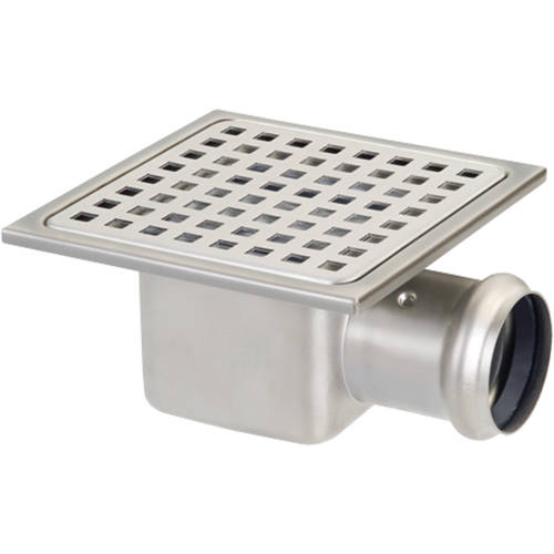 Additional image for Shower Drain 150x150mm (Stainless Steel).