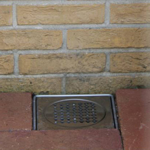 Additional image for ABS Drain 200x200mm (Brushed Stainless Steel Grate).